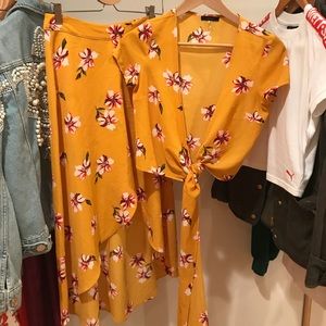 Soprano Two Piece Yellow Dress